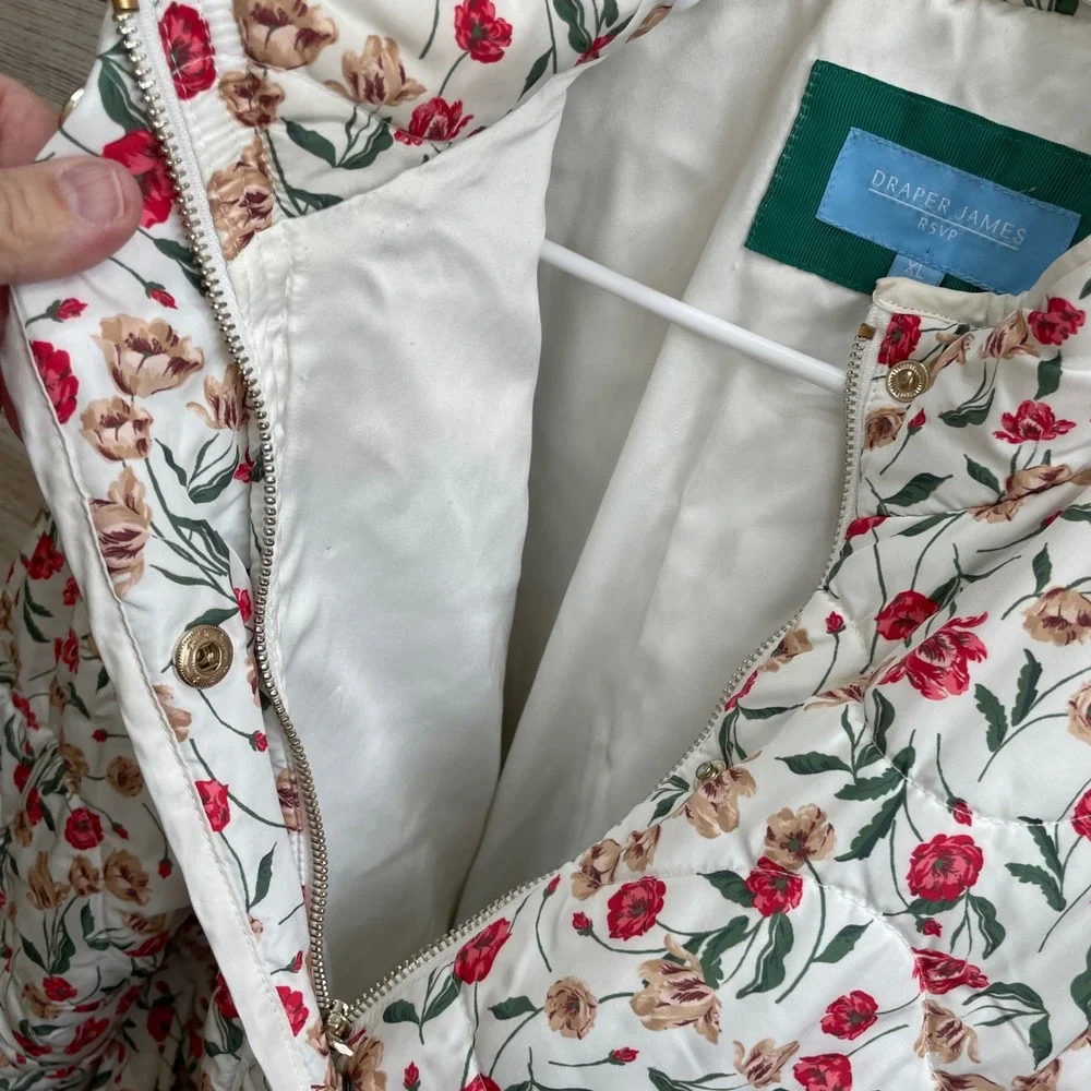 DRAPER‎ JAMES FLORAL QUILTED JACKET